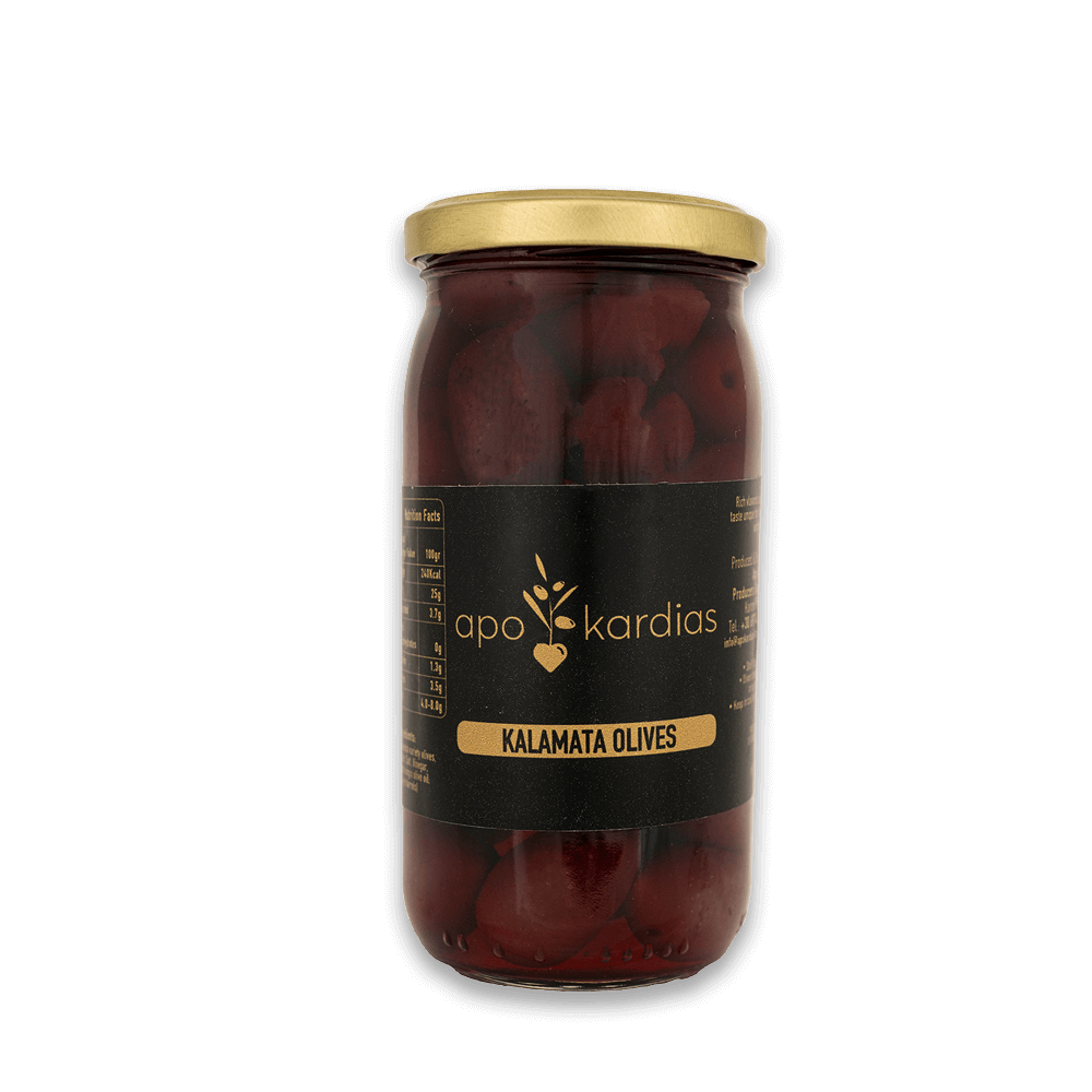 Olives-kalamata-in-brine-200gr-front Kalamata olives in brine - Image 1
